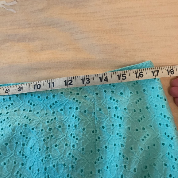 Vintage LL Bean Cotton Eyelet Skirt with Lining Size 12 - Picture 5 of 6